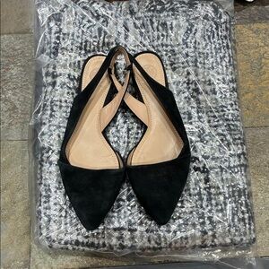 Tory Burch Black and Gold Sandals